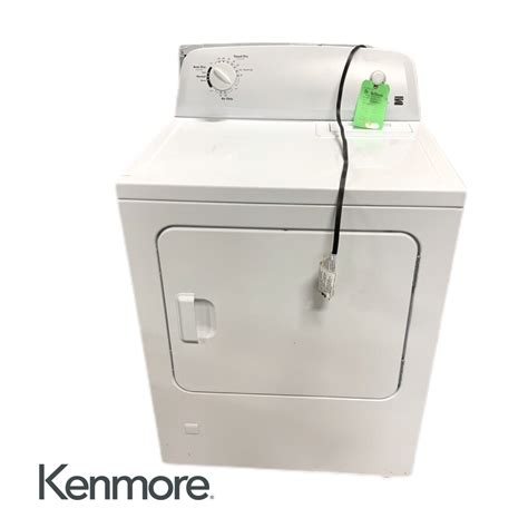 Water heater To get the best washing results, set water heater to deliver 140F water to washer. . Kenmore series 100 dryer